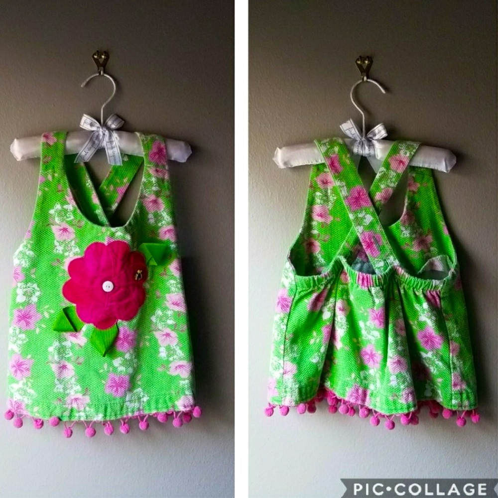 Boutique Grizzy Girls Boho Floral Embroidered Tank Tunic Jumper | 100% Cotton